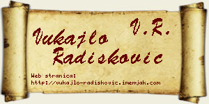 Vukajlo Radišković vizit kartica